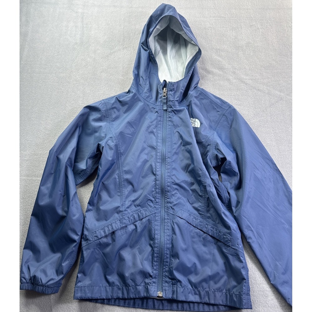 The North Face Rain Jacket Girls M 10/12 DryVent Waterproof Coat Outdoors Wind